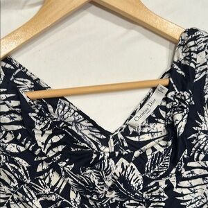 Dior Black and White Mini Dress